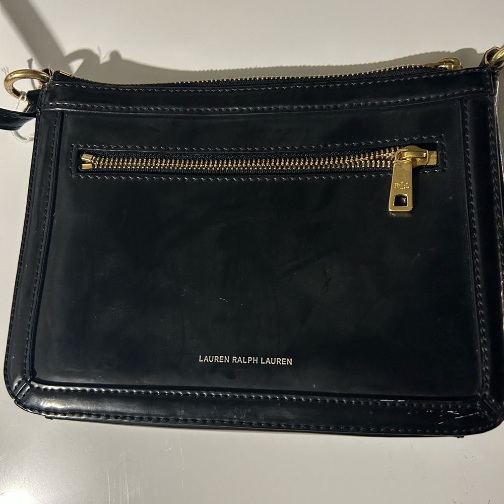 Lauren Ralph Lauren Beige Interior Handbag Vintage